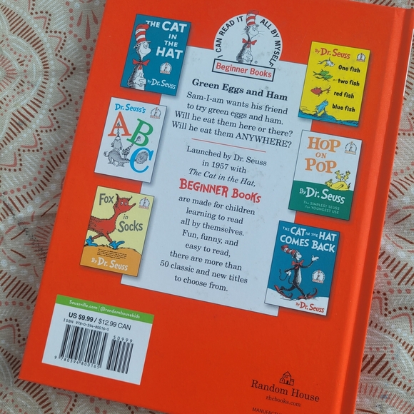 Dr. Seuss Green Eggs and Ham - Brand New Perfect Condition Randomhouse Kids Book - Picture 2 of 8
